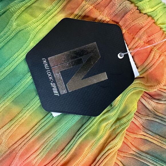 NWT Plus Size Tie Dye Ruched Butt Lifting  Design Bike Shorts - Size 2X/3X - Picture 8 of 11